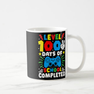 Caneca De Café Controlador de Jogo Nível 100 Dias de Escola Compl