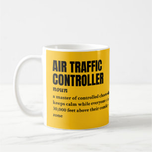 Caneca De Café Controlador de Tráfego Aéreo - Café Engraçado