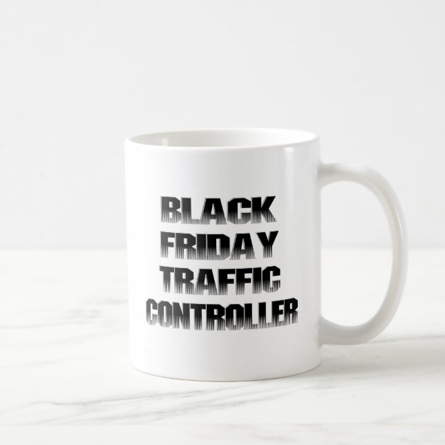 Caneca De Café Controlador de tráfego Black Friday (Direita)