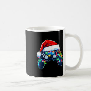 Caneca De Café Controlador de Video Game Chapéu de Natal do Papai