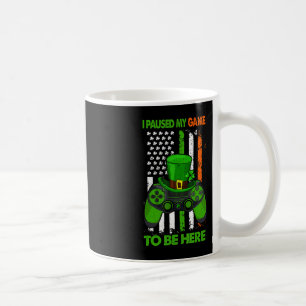 Caneca De Café Controlador de Video Game St Patricks Shamrock Irl