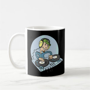 Caneca De Café Controlador Dj Turntable Dj Djane Deejay Incrível