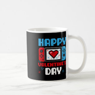 Caneca De Café Controlador do Dia dos Namorados Video Game Coraçã