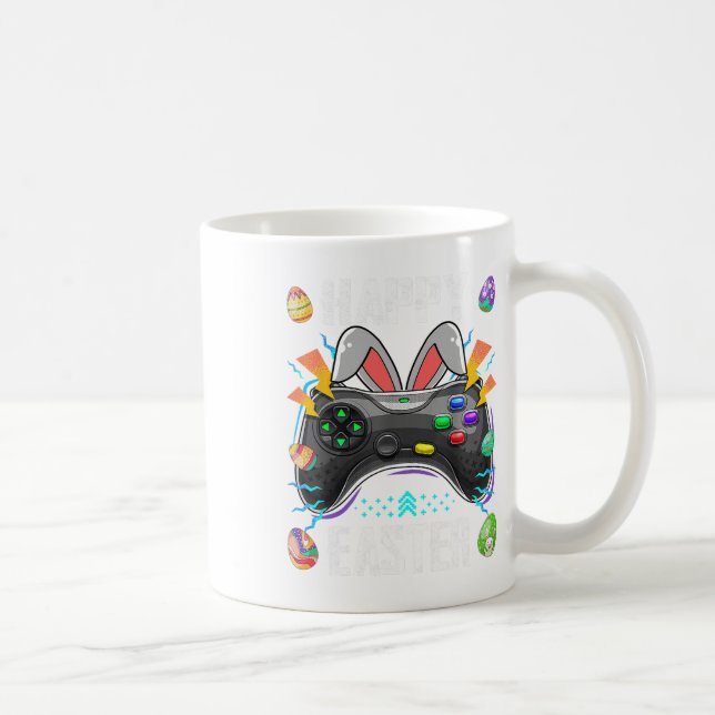 Caneca De Café Controladora de jogos com muitos ouvidos engraçado (Direita)