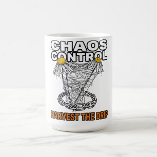 Caneca De Café Controle de Caos Colheita o Gotejamento