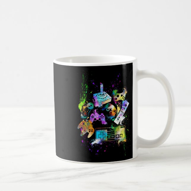 Caneca De Café Controle todas as coisas, Video Game Controller 2 (Direita)