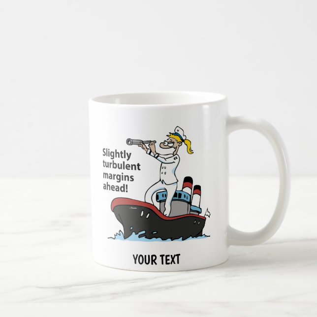 Caneca De Café Controller Cartoon Woman (Direita)