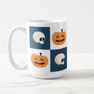 Caneca De Café Controlo de Skulls e de Pumpkins