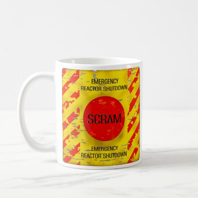 Caneca De Café Controlo SCRAM, Encerramento de emergência do reat (Esquerda)
