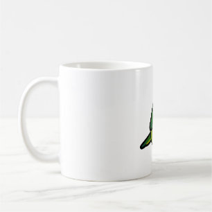 Caneca De Café Conure de fronte laranja
