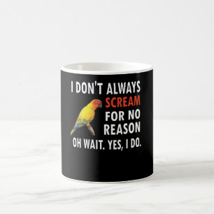 Caneca De Café Conure Proprietário Conure Lover Parrot Bird Sun 