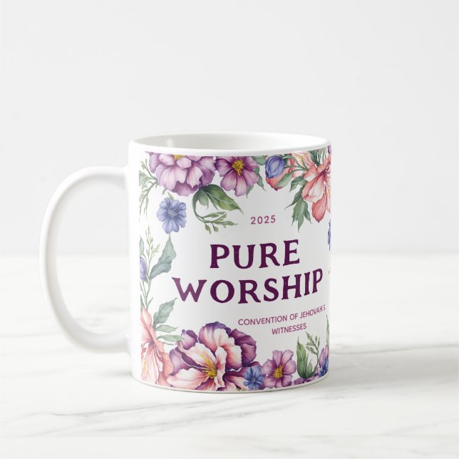 Caneca De Café Convenção sobre o Culto Puro de 2025 | JW (Esquerda)