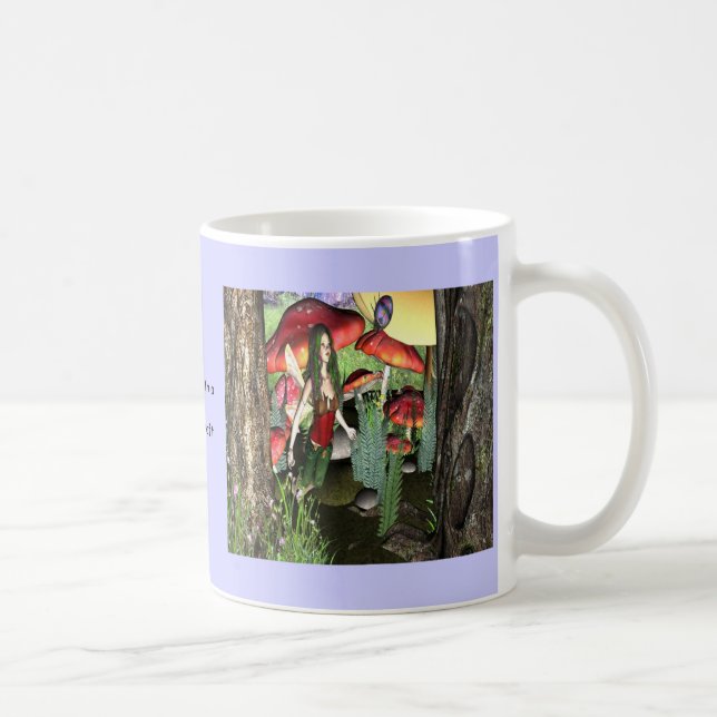 Caneca De Café Conversação com inseto da senhora (Direita)