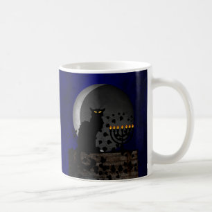 Caneca De Café Converse com Noir Chanukah com Menorah