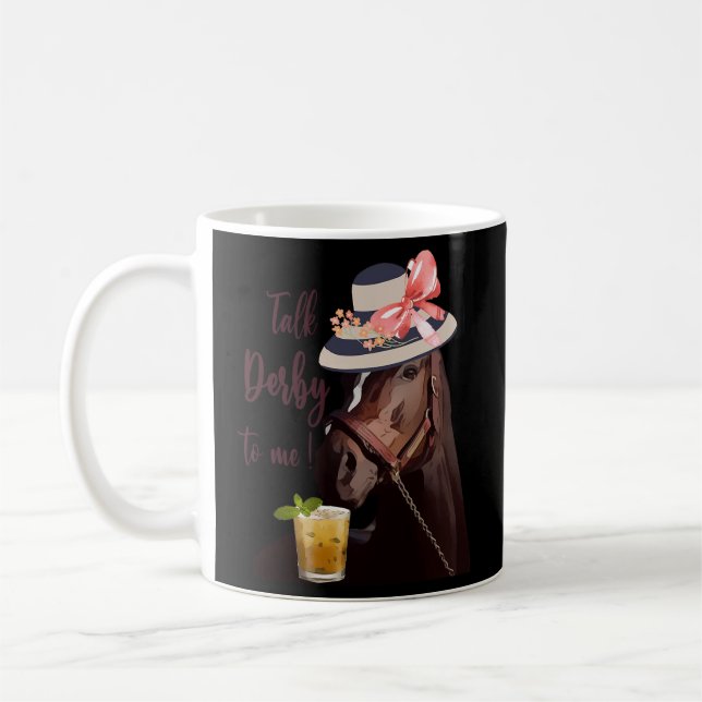 Caneca De Café Converse Derby Com Me-Mint Juleps-Derby Horse Raci (Esquerda)