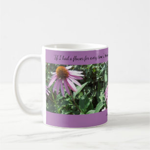 Caneca De Café Conversores Roxos Pensam em você Coffee Mug