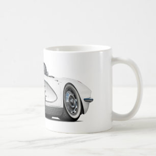 Caneca De Café Convertible 1962 branco de Corveta