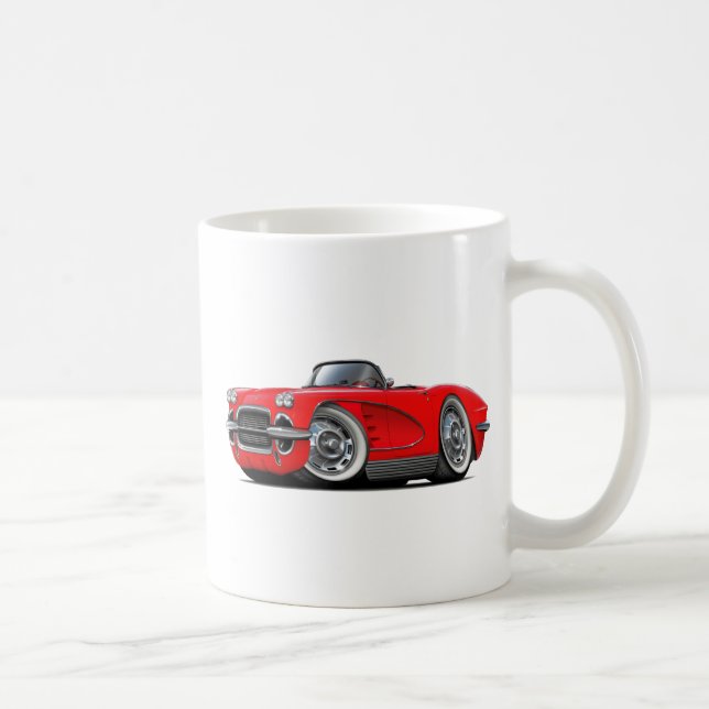 Caneca De Café Convertible 1962 vermelho de Corveta (Direita)