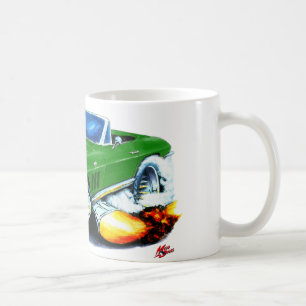 Caneca De Café Convertible 1965 verde de Corveta