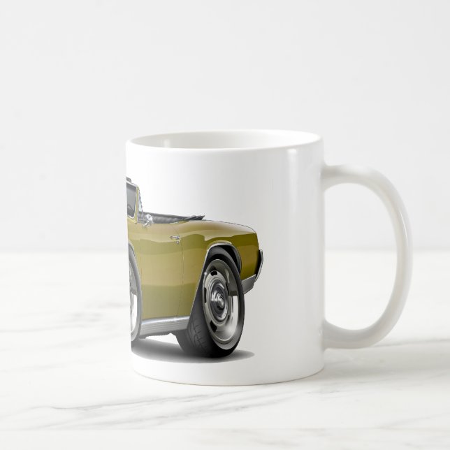 Caneca De Café Convertible 1966 Dourado de Chevelle (Direita)