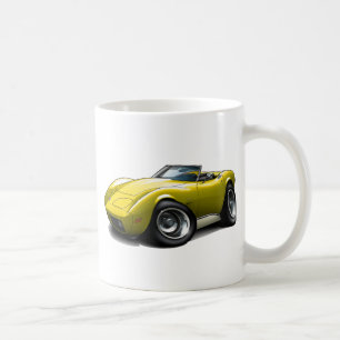 Caneca De Café Convertible 1973-76 amarelo de Corveta