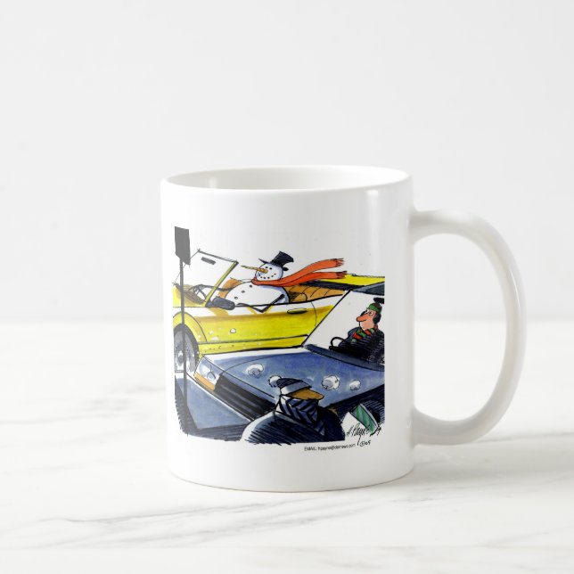 Caneca De Café Convertible do homem da neve (Direita)