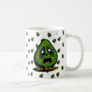 Caneca De Café Convite à apresentação engraçado do Avocado