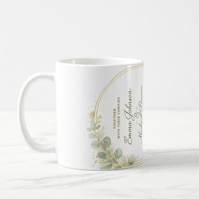 Caneca De Café convite de casamento (Esquerda)