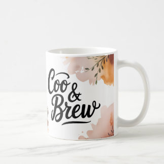 Caneca De Café Coo & Breve Pigeon Engraçado Coffee Mug