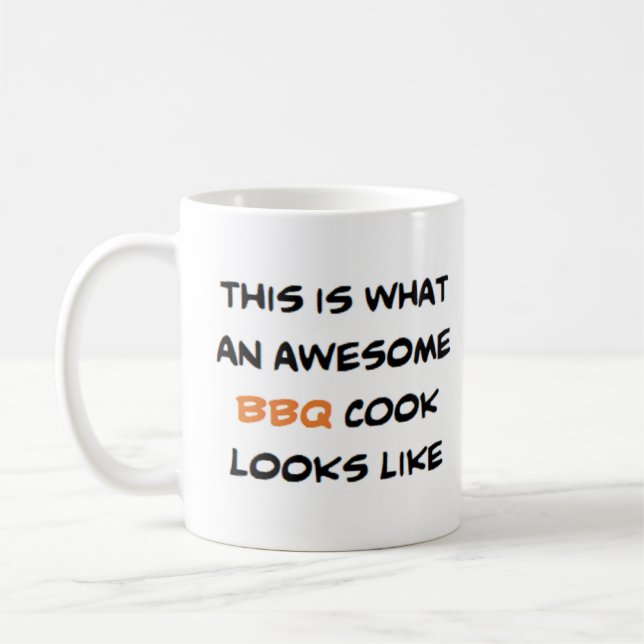 Caneca De Café Cook de churrasco, incrível (Esquerda)