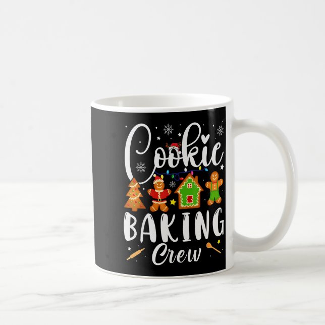 Caneca De Café Cookie Baking Crew Family Christmas Gingerbread Te (Direita)