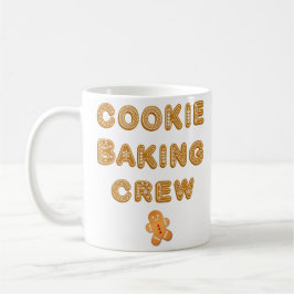 Caneca De Café Cookie Baking Crew Family Matching Group Natal