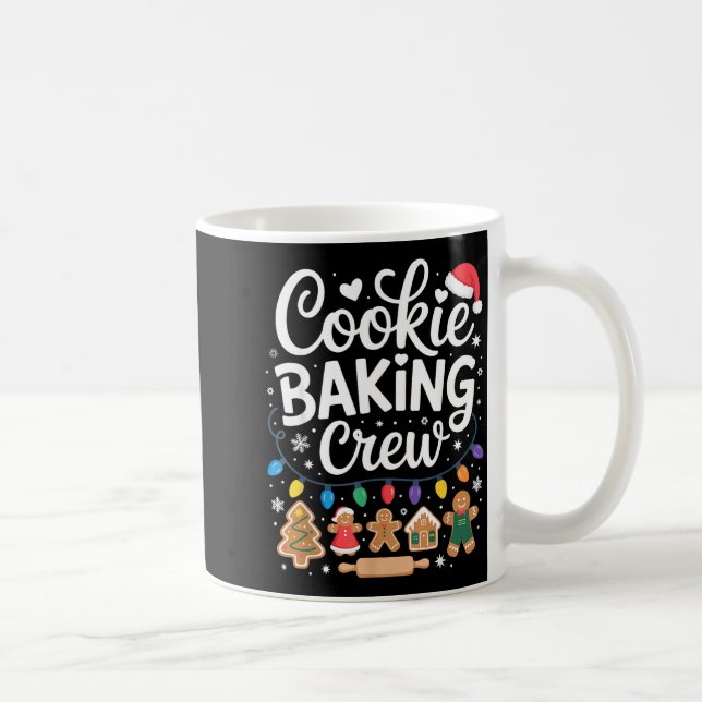 Caneca De Café Cookie Baking Crew Holiday Squad Gingerbread Chris (Direita)