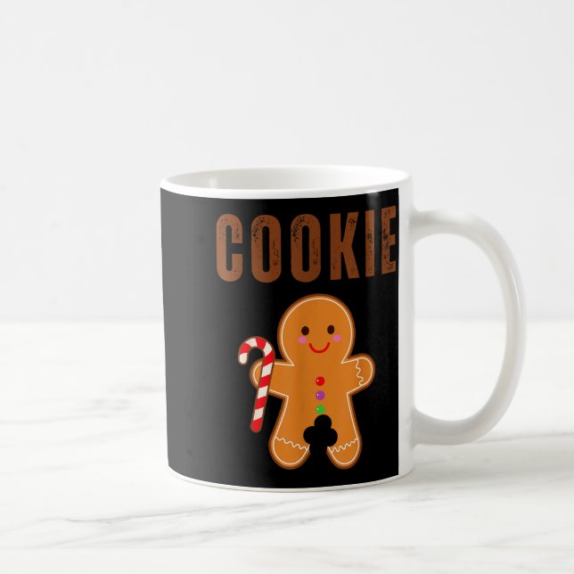Caneca De Café Cookie Eater Funny Christmas Couples Matching  (Direita)