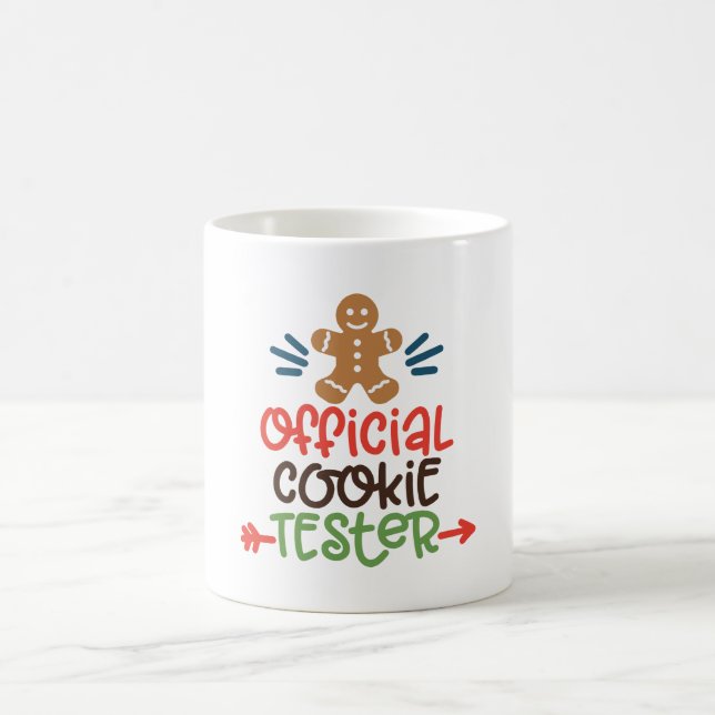 Caneca De Café Cookie Tester Mug - Feriado Divertido Mug (Centro)