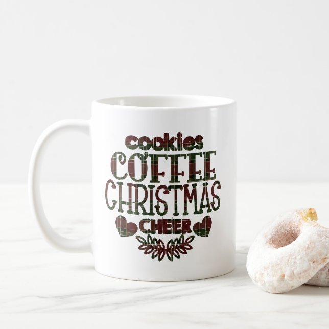 Caneca De Café Cookies Café Coffee Natal Quitação Personalizada (Com Donut)