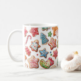 Caneca De Café Cookies de Natal com Cana-de-Vinho