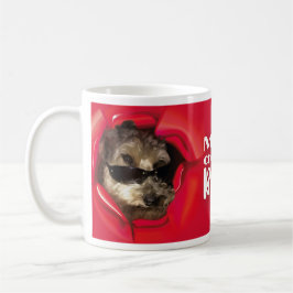 Caneca De Café Cool Dog wishing Merry Christmas Mug