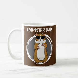 Caneca De Café Cool Hamster Dad Animal Pet Father Hamsters Mice