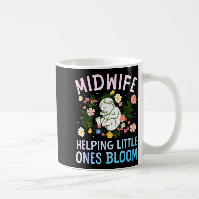 Caneca De Café Cool Midwife Art For Women Midwifery Doula Nursing (Direita)