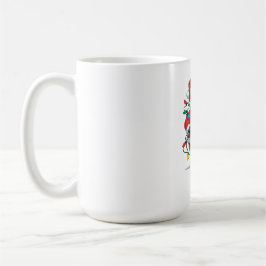 Caneca De Café Cool Santa with Christmas Lights – Modern Festive