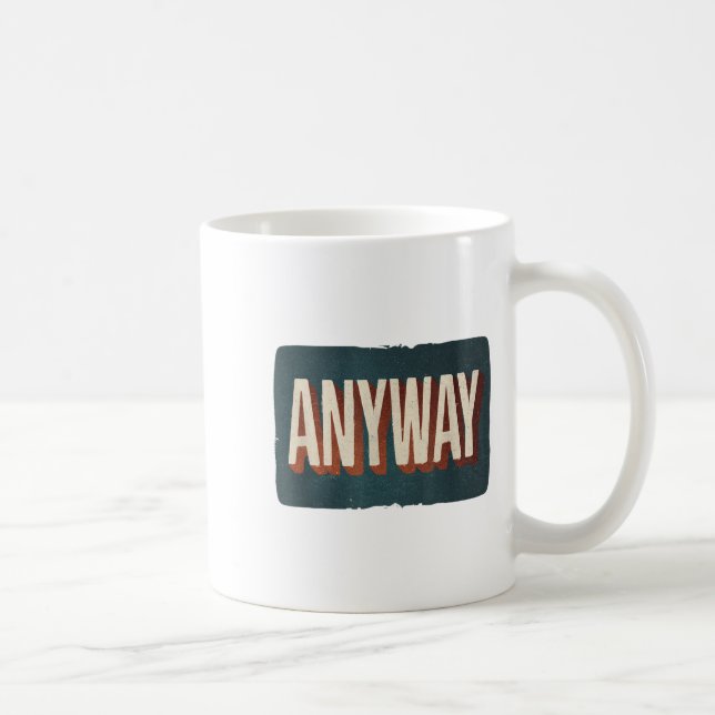 Caneca De Café Cool Statement Costume With Anyway For Man And Wom (Direita)