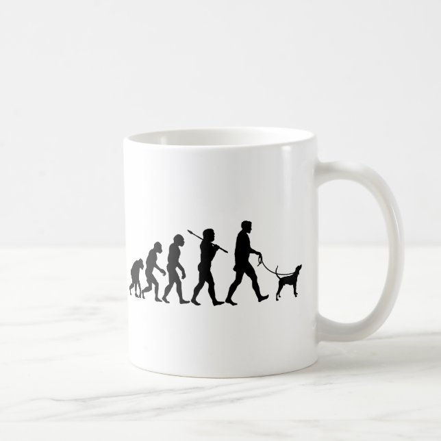 Caneca De Café Coonhound do caminhante de Treeing (Direita)