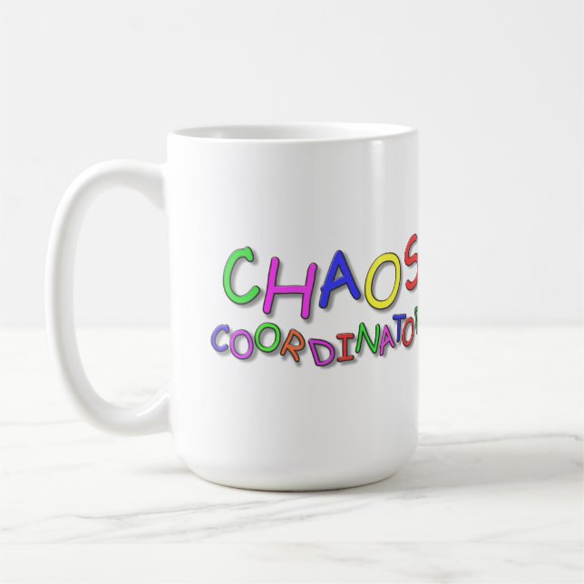 Caneca De Café Coordenador de caos (Esquerda)