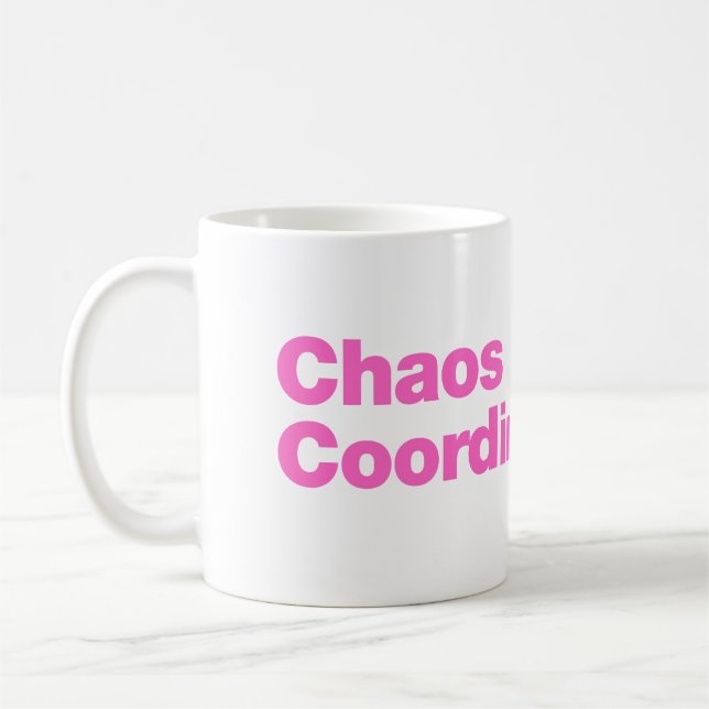 Caneca De Café coordenador de caos (Esquerda)