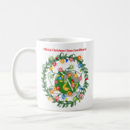 Caneca De Café Coordenador de Caos de Natal Oficial