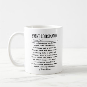 Caneca De Café Coordenador de eventos