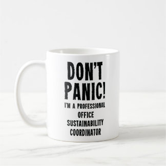 Caneca De Café Coordenador de Sustentabilidade do Office