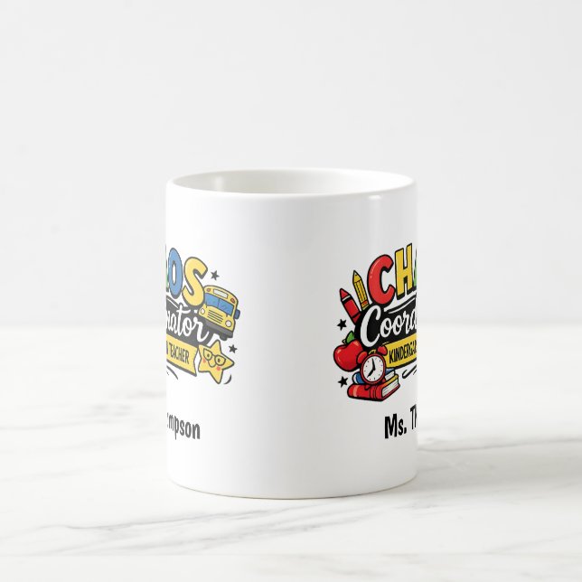 Caneca De Café Coordenador Professor Caos Personalizado (Centro)