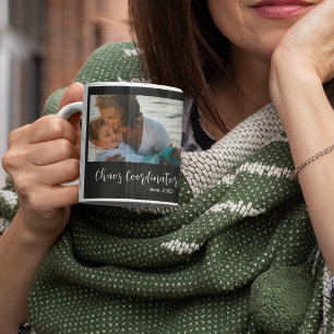 Caneca De Café Coordenadora de Caos Mamãe Ano Personalizado